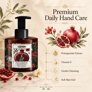 Jabón Líquido para Manos Ulrich Granada 300ml |   Jabón de Manos Humectante |   Vitamina E |   Marca Privada OEM |   Hecho en Italia |   Modelo 31279 | - Product Image 5