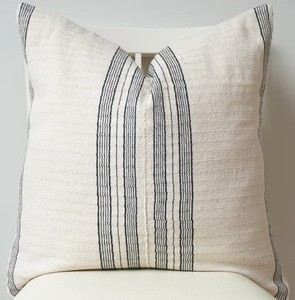 Coton Boho Jute carré taie d'oreiller Jacquard tissé brodé rayé solide pour salon canapé literie intérieur décor à la maison - Product Image 5