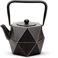 Ensemble de 2 théières turques en métal et cuivre avec poignée en bois, Pot de service à café et à thé pour la cuisine et la maison