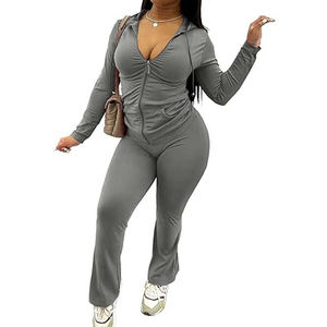 Mono de Yoga Rafaela de Alta Calidad para Mujer, Cintura Alta, Ajuste Holgado, Control de Abdomen, Transpirable, Secado Rápido, Cuello en V, Manga Larga - Product Image 5