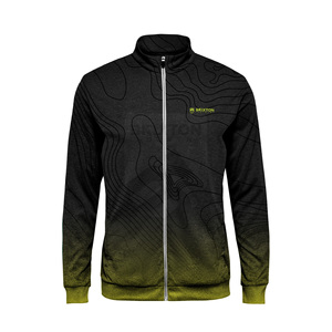 Sudadera con capucha y cremallera completa de camuflaje digital OEM para hombre, ropa de calle informal de cuello alto, técnica lavada con estampado 3D bordado, teñido liso para invierno - Product Image 1