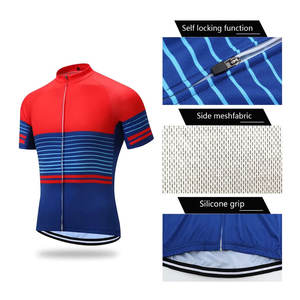 Ensemble short et maillot de cyclisme professionnel personnalisé, écologique, 100 % polyester, respirant et extensible, vente en gros - Product Image 3