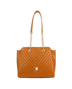 กระเป๋าหนังวัวแท้สำหรับผู้หญิงมีซิปกระเป๋าด้านในกระเป๋าโท้ทสะพายไหล่โลโก้ตามสั่ง - Product Image 1