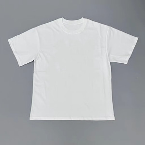 T-shirts pour hommes à col rond, formels, 100% coton, manches courtes, coupe ample, respirants - Product Image 3