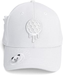 หมวก98/2โพลีเบลนด์ทรงลูกบอลแม่เหล็ก100% ป้องกันคราบเหงื่อสั่งทำได้ - Product Image 1