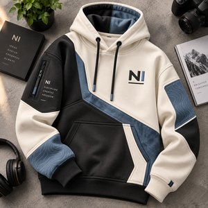 Oversized Crewneck <b>Sweatshirt</b> <b>Men</b> Casual Cotton Pullover Streetwear Winter Apparel Wholesale Custom Manufacturing - Product Image 2