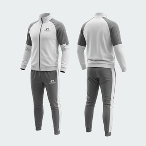 Winter Soccer Hooded Printed Breathable Custom Regular Fit Sweat Suit Sets Quick Dry Lightweight 100% <b>Polyester</b> <b>Tracksuits</b> - Product Image 2