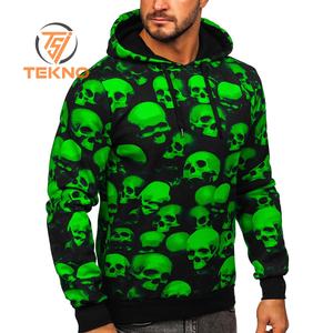 Sweats à capuche personnalisés pour hommes, vente en gros bon marché, pull à capuche tricoté à motif imprimé en tissu polaire 100% polyester - Product Image 6