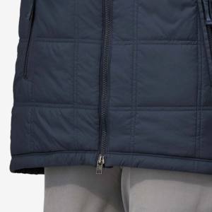 OEM Logo personnalisé sans manches printemps hiver femmes gilet bouffant veste col rabattu imprimé toile polyester bouffant coton - Product Image 2