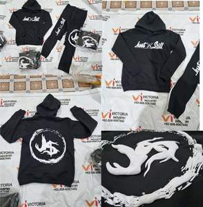 Sweats à capuche imprimés en sérigraphie Vêtements teints et lavés Sweats à capuche imprimés personnalisés Automne Trendy Sweats à capuche 500gsm - Product Image 4