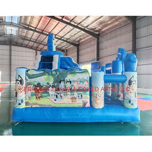 Commercial Dog Theme <b>Inflatable</b> Bounce <b>House</b> with Slide Heavy Duty PVC Jumping Bouncy Castle For Kids and Adults - Product Image 2
