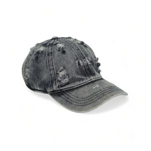 Casquette de baseball classique respirante à 6 panneaux personnalisée unisexe Denim lavé prix d'usine pour adultes scènes d'extérieur décontractées - Product Image 2
