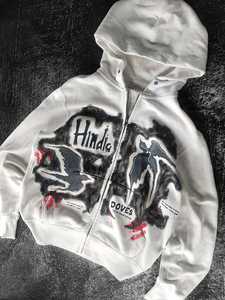 Premium Quality Customized Streetwear Screen Print Pullover Hoodie For Men's <b>100</b>%Cotton 500GSM Flees - Product Image 5