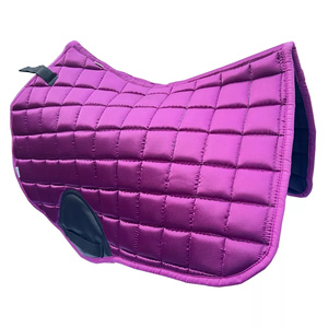 Juego de Almohadillas para Silla de Montar de Estilo Occidental, Antideslizante, con Velo para Moscas, Cubierta para Casco de Equitación, Forro de Lana, Relleno de Poliéster - Product Image 1