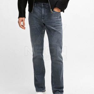 Pantalones Vaqueros Casuales de Alta Calidad para Hombre, Color Sólido, Más Vendidos, Precio Económico, Pantalones Vaqueros para Adultos - Product Image 2