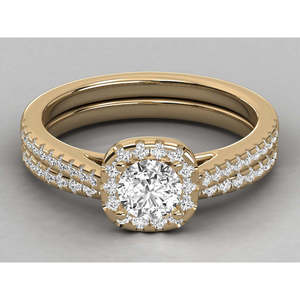 Anillo Solitario de Oro de 14K para Mujer con Diamante Cultivado en Laboratorio - Product Image 5