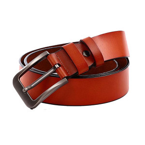 Ceintures pour hommes Couche supérieure en cuir décontractée, design vintage fait main, ceinture à boucle ardillon pour hommes, ceintures en cuir véritable à vendre - Product Image 2