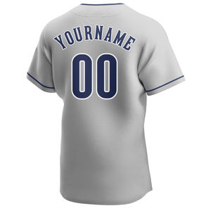 Camisetas de béisbol personalizadas en blanco cosidas para hombres y mujeres, camisetas de béisbol personalizadas para jóvenes, diseño con botones, uniformes de equipos deportivos - Product Image 5
