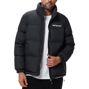 Blousons d'hiver matelassés à capuche pour hommes, chauds, rembourrage épais, design léger, écologiques, respirants, pour l'extérieur et la rue - Product Image 5