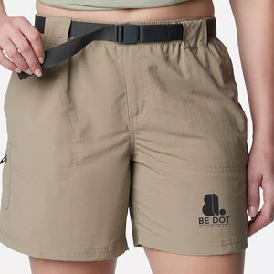 Summer <b>Women</b> High Waist Breathable <b>Cargo</b> <b>Shorts</b> with Zipper Pockets Custom Logo Design 100% Cotton - Product Image 4