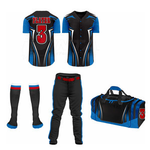 Uniforme de baseball respirant de marque privée, nouveau design pour une utilisation en extérieur, ensembles grande taille - Product Image 1