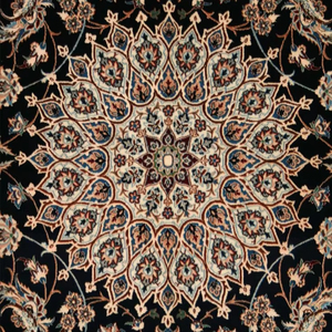 พรมขนสัตว์เปอร์เซียเนียนคุณภาพสูง ทำด้วยมือ ปมแน่น ลายเรขาคณิต เป็นมิตรกับสิ่งแวดล้อม พร้อมแผ่นรองปูพื้นจากปอกระเจา เหมาะสำหรับสัตว์เลี้ยง - Product Image 1