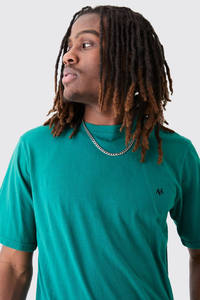 Camiseta de manga corta con cuello redondo transpirable de algodón 100% de la mejor calidad de color zinc OEM para hombre fabricada por productos Huzaifa - Product Image 3