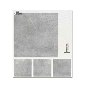 Top vente 60*60cm carreaux de mur et de sol en porcelaine émaillée rustique gris imprimé numérique pour la conception moderne de la cuisine et de la salle de bain - Product Image 3