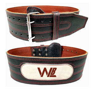 Cinturón de Levantamiento de Pesas de 10 mm, Cinturón de Protección para Fitness y Levantamiento de Pesas 2026, Cuero Genuino de Alta Calidad, Logotipo Personalizado Aplicado - Product Image 1