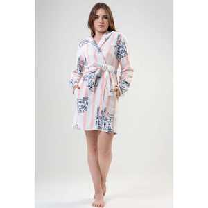 เสื้อคลุมสั้นมีฮู้ดผ้าฟลีซสำหรับผู้หญิงพร้อมกระเป๋าเสื้อสเวตเตอร์ที่สวมใส่สบาย - Product Image 6