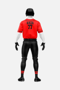 Ensemble d'uniformes de baseball personnalisés en gros, vêtements de sport d'équipe, jersey et pantalon en polyester à séchage rapide - Product Image 5