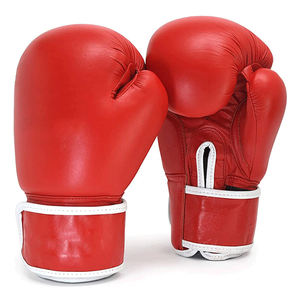 Servicio OEM Ropa deportiva de diseño personalizado Cuero de vaca PU Guantes de boxeo Tamaños 6oz Precio al por mayor Características DE SEGURIDAD Artes marciales - Product Image 5