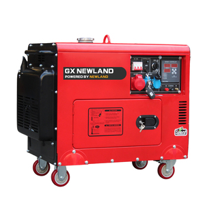サイレントポータブル3kWディーゼル発電機オートスタート50/60Hzオルタネーター3000rpm 400V/12V DC出力空冷240V/230V定格電圧 - Product Image 1