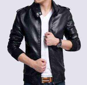 Vendedor al por mayor de chaquetas de cuero para hombre con diseño sólido y color personalizado disponible chaquetas de hombre para la venta - Product Image 3