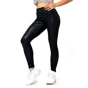 Leggings de yoga sans couture à taille haute pour femmes, coupe ajustée, séchage rapide, en Spandex/Nylon, respirants et durables - Product Image 3
