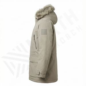 Nouvelle veste parka classique à capuche pour homme confortable 2025, parka personnalisable de qualité supérieure - Product Image 3