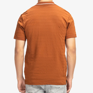 เสื้อเชิ้ตแขนสั้นผู้ชาย คอตั้ง สไตล์ลำลองธุรกิจ ผ้าเจอร์ซีย์เนื้อแน่น ซักแล้ว แห้งเร็ว ระบายอากาศดี เป็นมิตรกับสิ่งแวดล้อม - Product Image 5