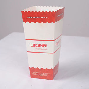 Cajas de Cartón para Palomitas de Maíz con Diseño Personalizado, Ecológicas, Reciclables, con Laminación Mate e Impresión Offset de 4 Colores - Product Image 1