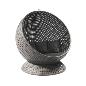 Silla de ocio de ratán redonda silla de jardín muebles de exterior directo de fábrica al mejor precio Buena Fabricación - Product Image 6