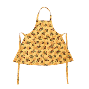 Delantal con logotipo personalizado de algodón y lino para restaurante, cafeterías, limpieza de Chef, delantales personalizados de cocina con bolsillo para barbería, herramienta de jardín - Product Image 3