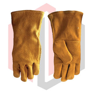 Gants de soudage doublés de Kevlar, coutures en cuir, antistatiques, résistants aux déchirures, 7 oz, sans silicone, sans poudre, personnalisables - Product Image 5