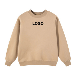 Sweat-shirts en tissu de saison d'automne Sweatshirts lourds de haute qualité pour hommes Sweats à capuche ras du cou imprimés avec logo personnalisé - Product Image 6