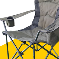 Chaise de camping pliante au design moderne ultra-léger de haute qualité Matériaux durables pour les sorties en famille en plein air Fabriqué au Vietnam