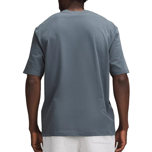 T-shirt décontracté en jersey lourd de qualité supérieure 300 GSM T-shirt respirant en coton tricoté sur mesure OEM de l'usine - Product Image 5