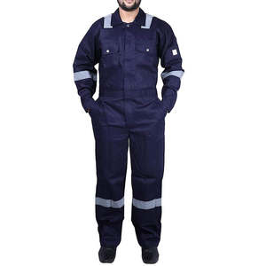 Ajuste seguro Ropa DE TRABAJO Uniforme Equipo de protección industrial Chaqueta resistente Algodón transpirable Costura confiable Larga - Product Image 5