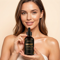 Gouttes liquides de résine de Shilajit, complexe de plus de 85 oligo-éléments, Ashwagandha, Curcuma, Ginseng, Chaga pour usage oral, sans danger pour les femmes enceintes