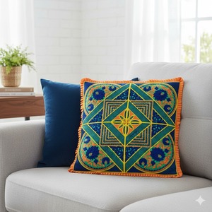 Chemin de table de travail en fil brodé de chenille le plus vendu pour le salon et les occasions de fête disponible pour un approvisionnement mondial - Product Image 3