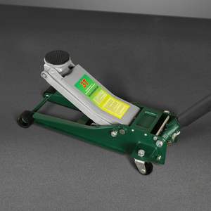 Cric hydraulique à profil bas en acier de 3 tonnes avec 2 pistons, garantie de 3 ans - Product Image 3