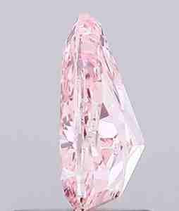 Diamant de laboratoire rose intense fantaisie de haute qualité 1,5 carat, taille radiant, percé au laser, VVS2, certifié IGI, diamant non monté pour bagues de mariée - Product Image 4