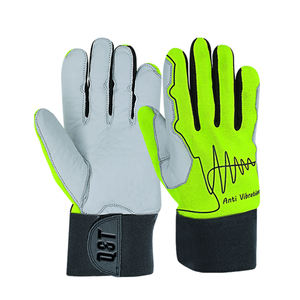 QST Fabricación Hombres Anti-Vibración Anti-Impacto Antideslizante Guantes DE TRABAJO Resistente Destreza mejorada Excelente seguridad de agarre - Product Image 4